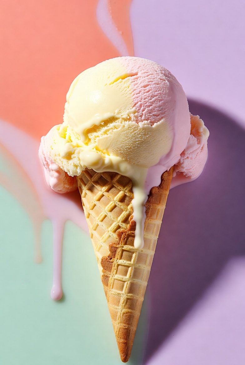 Plant-based ice cream scoop